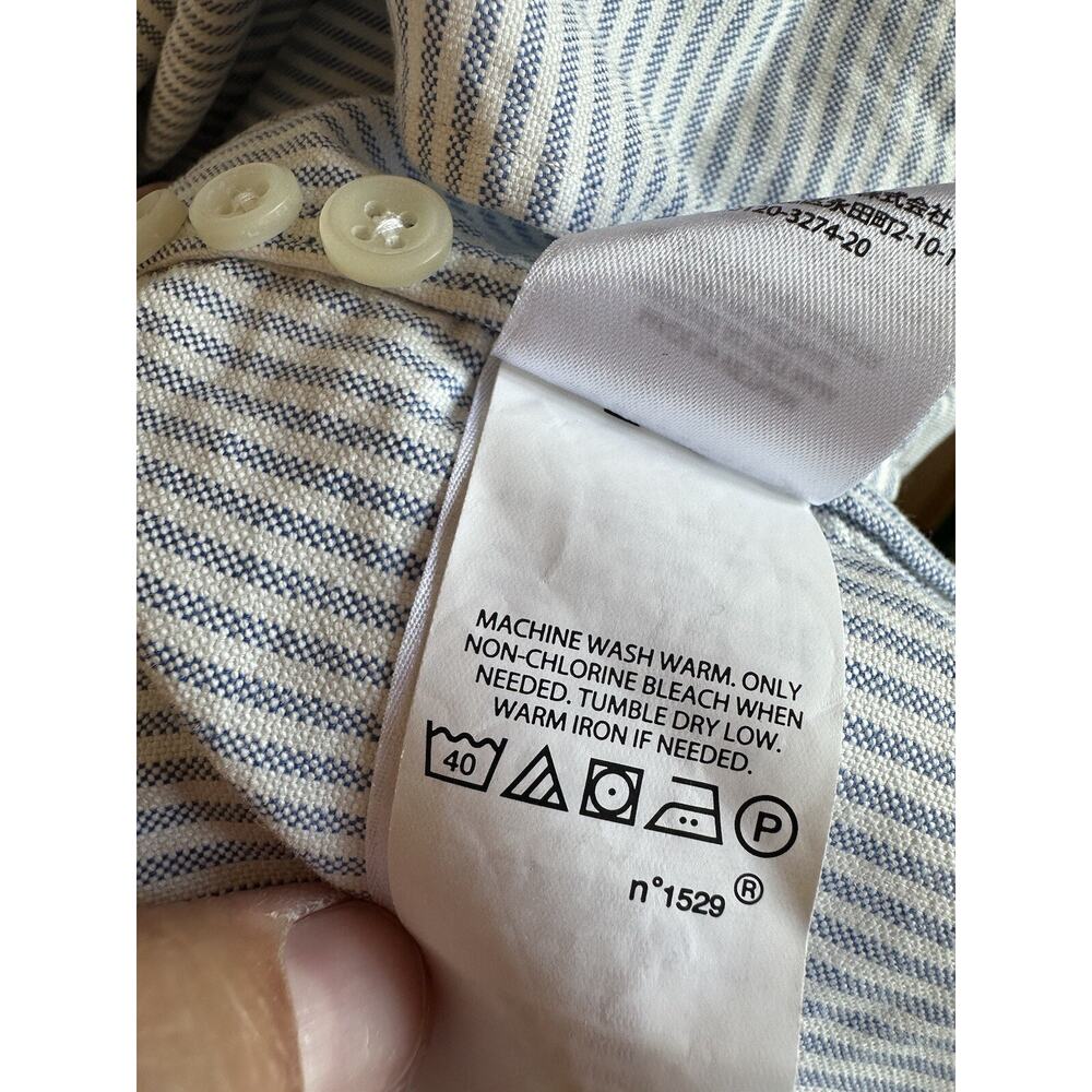 NWT Ralph Lauren Oxford Blue/white Classic Button Down Polo Long Sleeve $98 XL - Picture 10 of 10